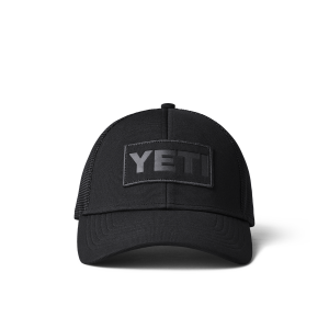 Core Patch Trucker Hat Black on Black