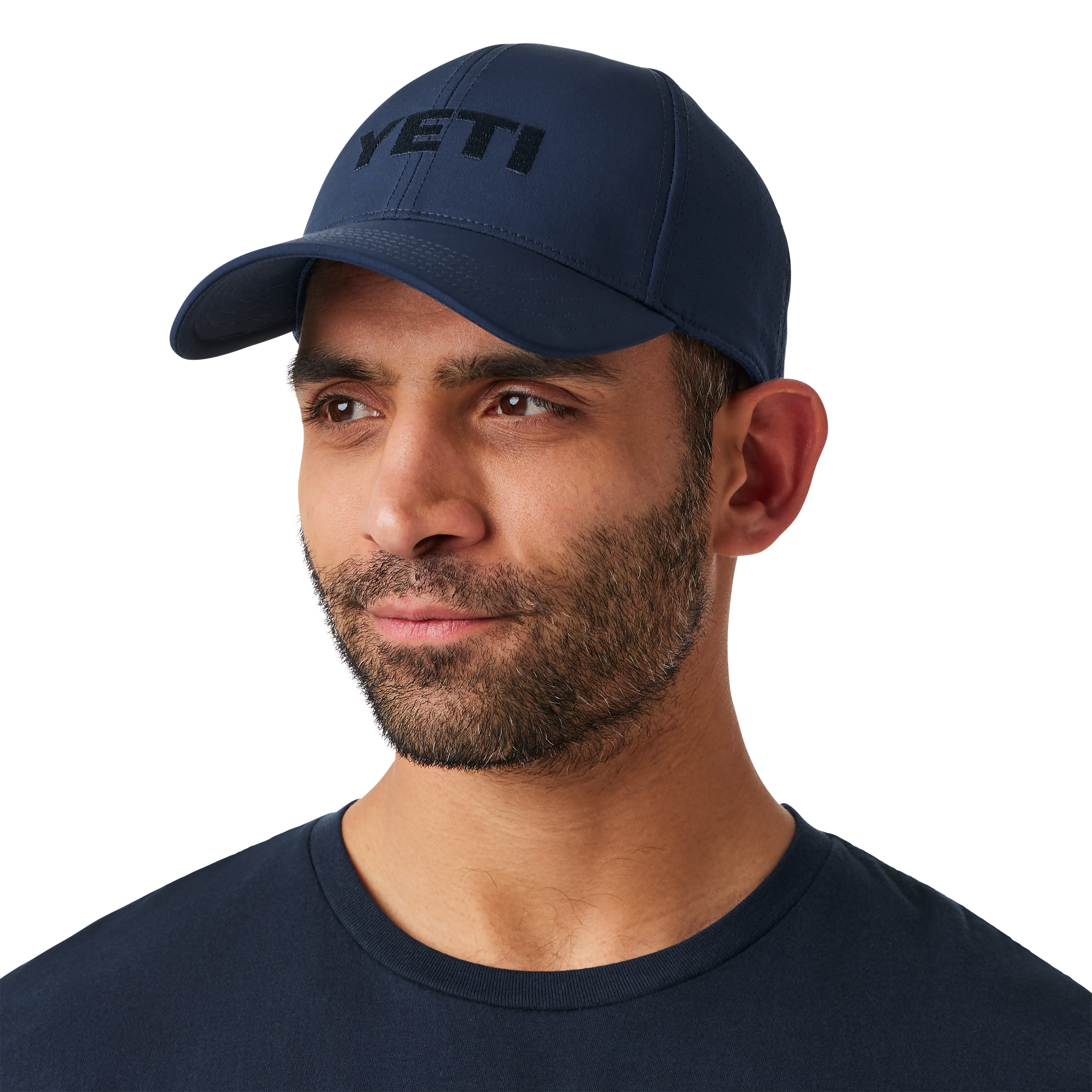 YETI® Logo Structured Perform Hat Navy - Image 4