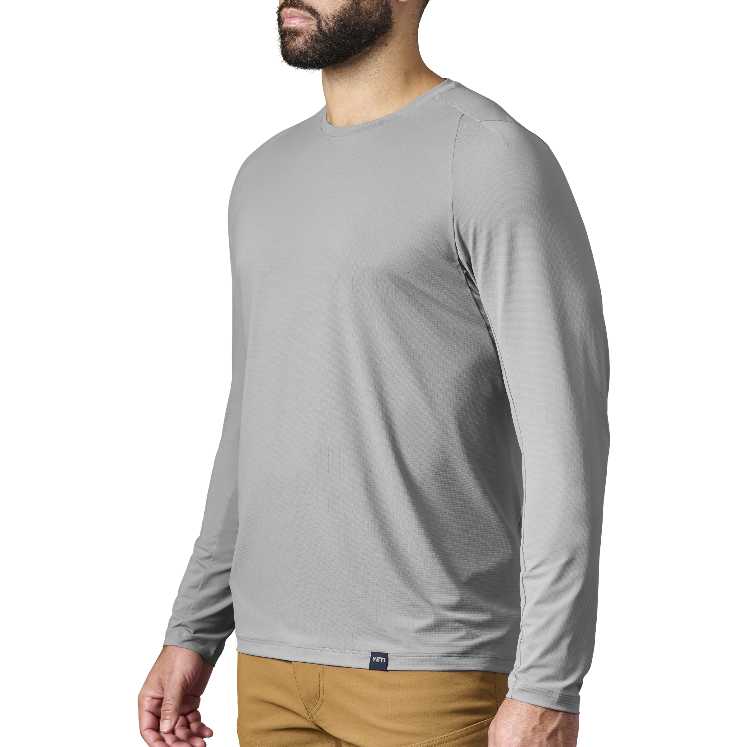 Crew Neck Sunshirt Grey - Image 4
