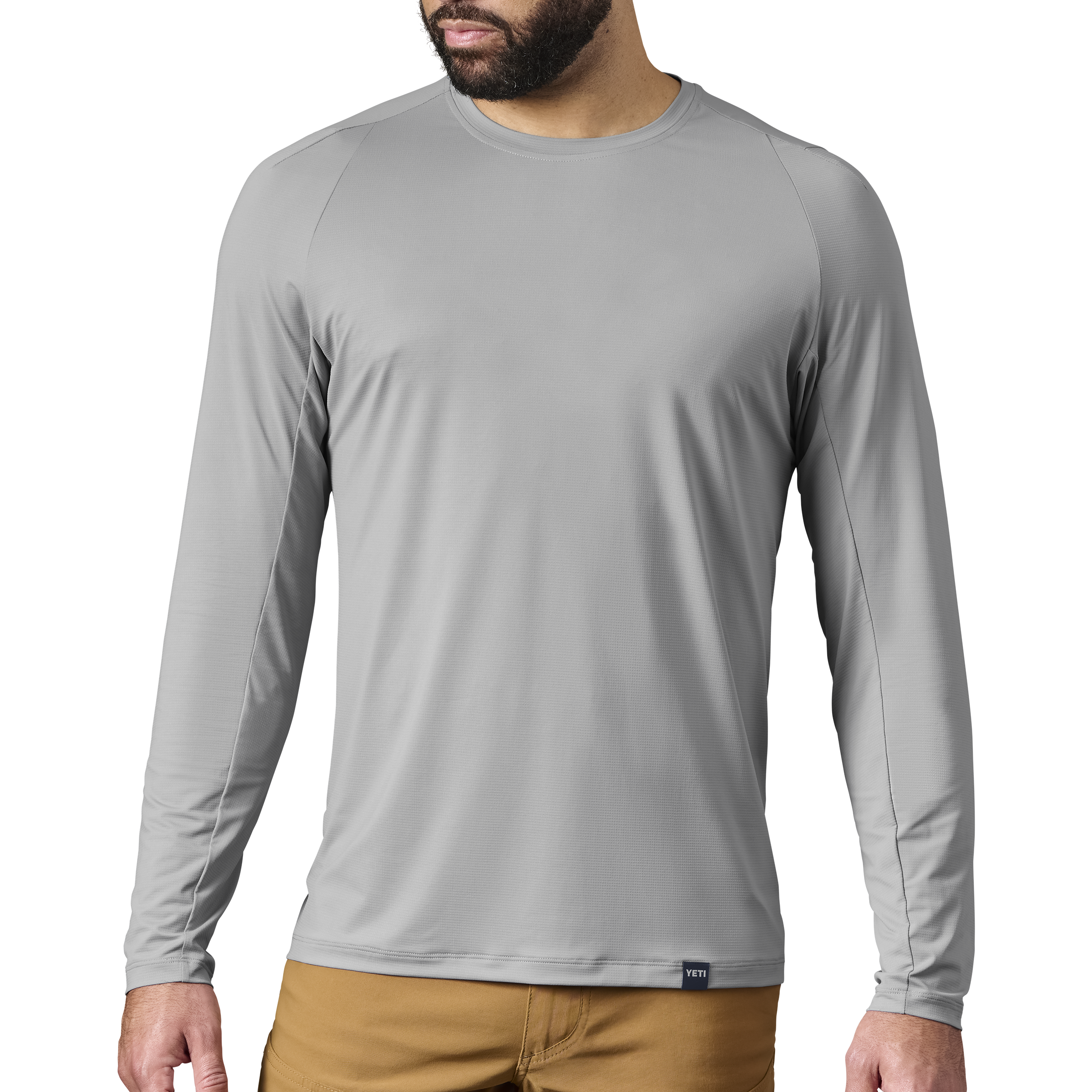 Crew Neck Sunshirt Grey - Image 3