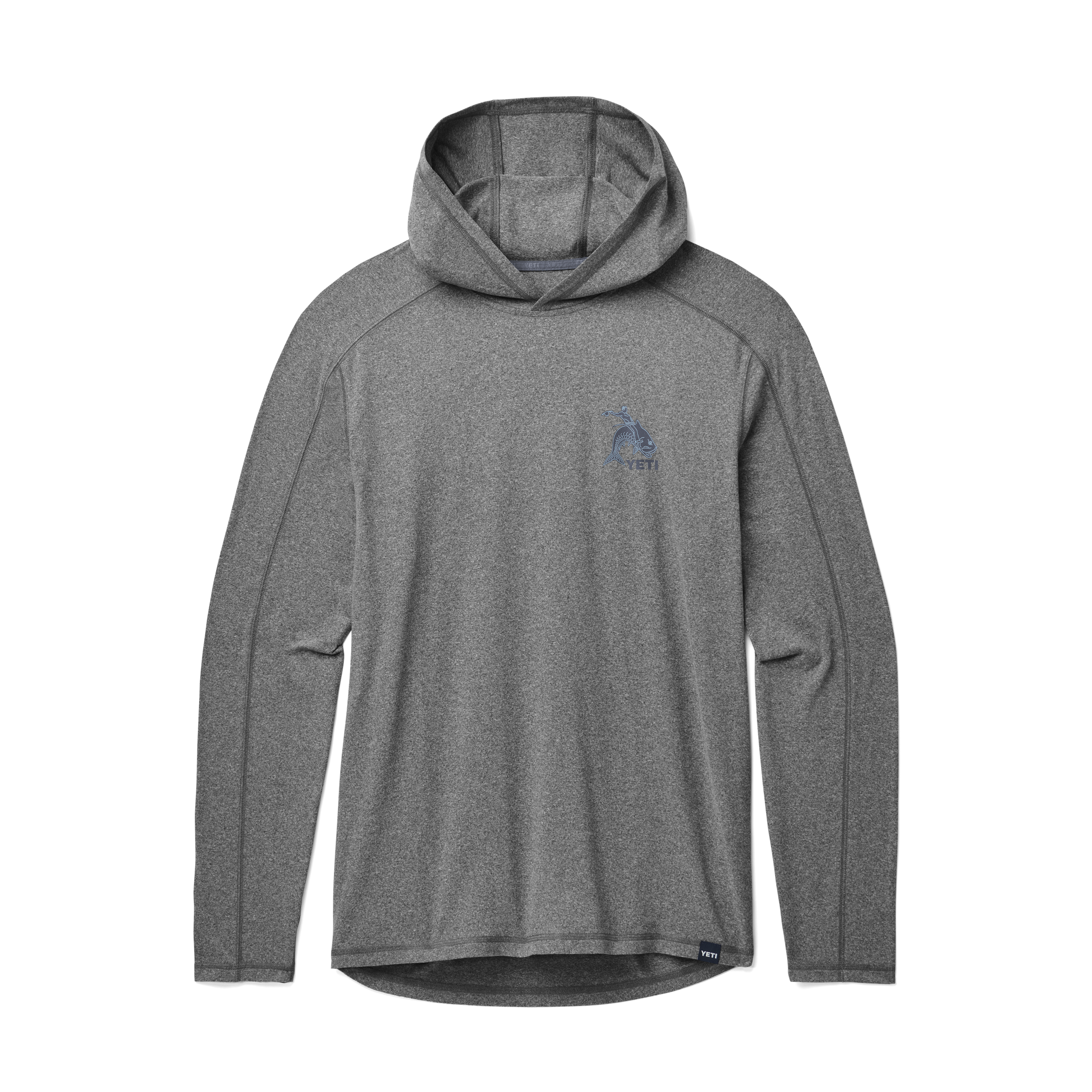 Tarpon Cowboy Long Sleeve Pullover Heather charcoal