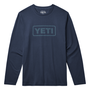 Logo Badge Long Sleeve Shirt Navy